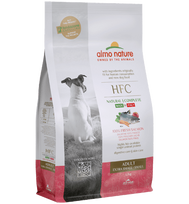 Almo Nature HFC Adult Salmon sausasis maistas mažų veislių suaugusiems šunims su šviežiu lašiša, 1.2 kg