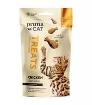 PrimaCat Treats Softy Minkšta Vištienos Mėsa Su Katžole minkštas skanėstas katėms, be grūdų ir cukraus, 50 g