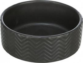 Trixie Bowl ceramic dubuo šunims ir katėms, juodas, 1.6 l, ø 20 cm