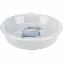 Trixie Bowl With Motif Ceramic gyvūno dubuo, keramikos, su motyvu, pilkas, 0.25 l/ø 13 cm