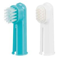 Trixie Toothbrush Set pirštinės-šepetėliai šunims ir katėms su masažiniu šepetėliu, 2 vnt.