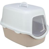 Trixie Vico Cat Litter Tray With Hood uždaras kačių tualetas su durelėmis ir kastuvėliu, be filtro, 40 × 40 × 56 cm