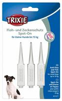 Trixie Spot-On blusų ir erkių apsaugos mažiems šunims bio lašai nuo blusų ir erkių mažiems šunims, 3 x 1,5 ml
