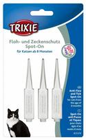 Trixie Bio Spot-On blusų ir erkių apsaugos lašai katėms nuo blusų ir erkių, 3 x 1 ml