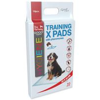 Dog Fantasy X Pets Pads sugeriantys padėkliukai šuniukams ir šunims, 60x60 cm, 10 vnt.