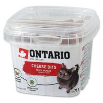 Ontario Cheese Bits skanėstai katėms su vištienos ir sūrio skoniu, 75 g