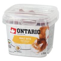 Ontario Malt Bits skanėstai katėms su jautienos skoniu, nuo plaukų sąvėlų, 75 g