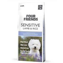 Four Friends Sensitive Lamb & Rice begrūdis sausas maistas jautriems šunims su ėriena ir ryžiais, 12 kg