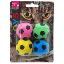 Magic Cat Toy Sponge Soccer Ball putplasčio kamuoliukai katėms, 4 vnt., 3,75 cm