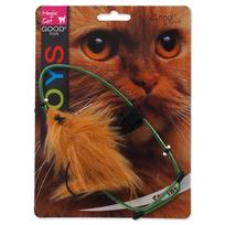 Magic Cat Toy A Door-Able Bouncing Mouse žaislas katėms su barškučiu ir katžolėmis, pakabinamas ant durų, pliušinis, pelės ilgis 9 cm