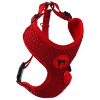 Active Dog Mellow krūtinės diržas šuniui, iš dvigubo tinklelio audinio, raudonas, dydis XS, 30-40 cm krūtinės apimčiai