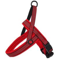 Active Dog Harness Neoprene XS Red pakarpų diržas šunims, krūtinės apimtis 40-45 cm, 1.5 cm pločio