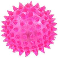 Dog Fantasy Toy Ball LED Rožinė žaislas šunims su šviesa, kramtomas, rožinis, 6 cm