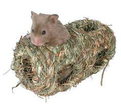 Trixie Grass Nest šiaudinis namelis graužikams, 10x19 cm