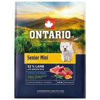 Ontario Senior Mini Lamb & Brown Rice sausas maistas senjorams mažų veislių šunims su aviena ir rudaisiais ryžiais, 2.25 kg