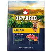Ontario Adult Mini Lamb & Brown Rice sausas maistas suaugusiems mažiems šunims su ėriena ir rudaisiais ryžiais, 2,25 kg