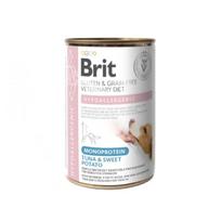 Brit Grain Free Veterinary Diets Hypoallergenic Monoprotein Tuna konservai be grūdų, 400 g