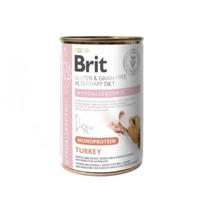 Brit Grain Free Veterinary Diets Hypoallergenic Monoprotein Turkey konservai be grūdų šunims su kalakutiena, 400 g