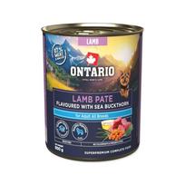 Ontario Adult Lamb Pate Flavoured with Sea Buckthorn be grūdų konservai suaugusiems šunims su ėriena ir šaltalankiais, 800 g