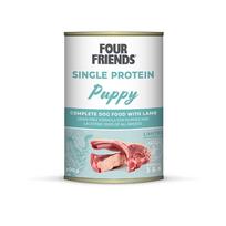 Four Friends Puppy Lamb Single Protein šlapias maistas šuniukams, 400 g