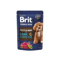 Brit Premium By Nature Lamb&Green Peas In Gravy konservuotas šunų maistas su ėriena ir žirneliais padaže, 85 g