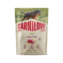 Carnilove True Fresh Dog Duck Small Breed bezziedu sausas maistas maziem šunims ar antiena, 1.5 kg