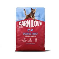 Carnilove Active Cat Salmon & Turkey Sterilised sausas maistas sterilizuotoms katėms, 2 kg