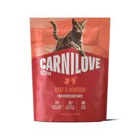Carnilove Active Cat Beef & Venison Sterilised sausas maistas katėms su jautiena ir elniena, sterilizuotoms, 400 g