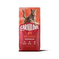 Carnilove Active Cat Beef & Venison Sterilised sausas maistas sterilizuotoms katėms, 6 kg