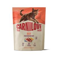 Carnilove True Fresh Cat Dry Beef Adult Cat Sterilised sausas maistas sterilizuotoms katėms su šviežia jautiena, 400 g