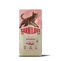 Carnilove True Fresh Cat Dry Turkey Adult Cat Sterilised sausas maistas sterilizuotoms katėms su kalakutienos mėsa, 6 kg