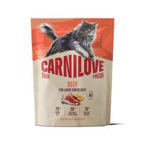 Carnilove True Fresh Cat Dry Beef Adult Cat Large Breed sausas maistas suaugusiems didelių veislių katėms, su šviežia jautiena, 400 g
