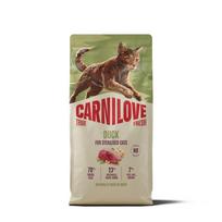 Carnilove True Fresh Cat Dry Duck Adult Cat Sterilised sausas maistas sterilizuotoms katėms su šviežia antiena, 6 kg