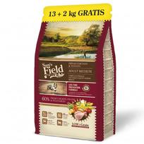 Sam's Field Fresh Chicken Potato mažai grūdų sausas maistas vidutinio dydžio suaugusiems šunims su vištiena ir bulvėmis, 13 kg + 2 kg dovanų