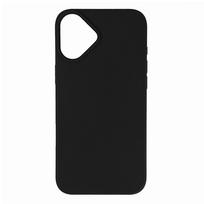 TPU dėklas iPhone 16 su kviečių sėlenomis – juodas
