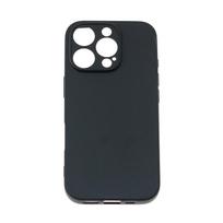 TPU dėklas iPhone 16 Pro Max – juodas (Soft Case)