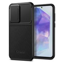 Tech-Protect Velar Cam+ dėklas Samsung Galaxy A55 5G – juodas
