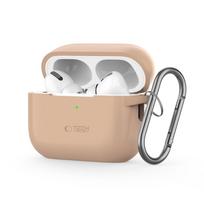 Tech-Protect silikoninis dėklas AirPods Pro 1/2 – smėlinis