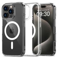 Tech-Protect FlexAir Hybrid MagSafe dėklas iPhone 16 Pro Max – skaidrus