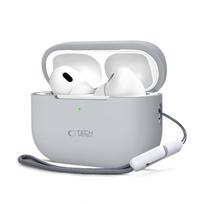 Tech-Protect silikoninis dėklas AirPods Pro 1/2 – pilkas