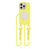 Tech-Protect MagSafe dėklas su virvele iPhone 16 Pro Max – geltonas