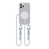 Tech-Protect MagNecklace MagSafe dėklas iPhone 12/12 Pro – pilkas