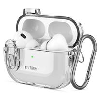Tech-Protect Slim Hook dėklas AirPods 1/2 – skaidrus