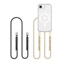 Tech-Protect FlexAir Chain MagSafe dėklas iPhone 16e – juodas/bežinis