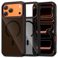 Tech-Protect MagHybrid MagSafe dėklas iPhone 17 Pro Max – juodas/raudonas