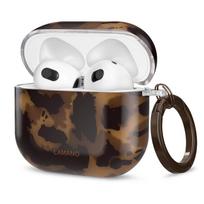 Tech-Protect Lamano dėklas AirPods 4 – rudas/juodas
