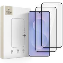 Grūdintas stiklas Tech-Protect Glass Fit+ Samsung Galaxy S25 Edge (2 vnt.), skaidrus
