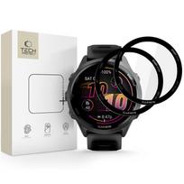 Tech-Protect Glass Flex+ apsauginis stiklas Garmin Forerunner 47 mm (2 vnt.) – juodas