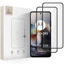 Tech-Protect Glass Fit+ stiklas Moto G56 5G – juodas (2 vnt.)