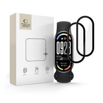 Tech-Protect Glass Flex+ apsauginis stiklas Xiaomi Smart Band 10 – juodas, 2 vnt.